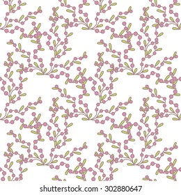 Seamless floral blossoms