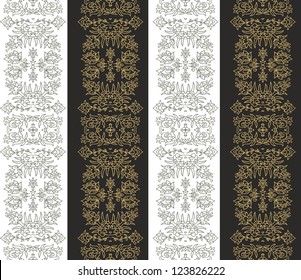 seamless floral borders