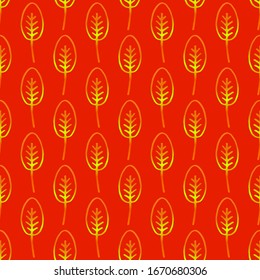 seamless floral colored vector pattern