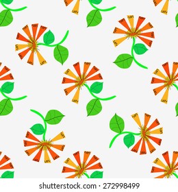 Seamless floral composition.