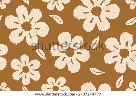 Seamless floral damask pattern Vintage background.Ethnic oriental pattern traditional.Motifs Ikat embroidery wallpaper.Textile rapport. abstract design for texture, fabric, clothing, wrapping