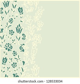 seamless floral decor