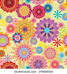 seamless floral decorative background