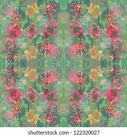 seamless floral decorative pattern