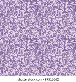 Seamless floral decorative pattern.