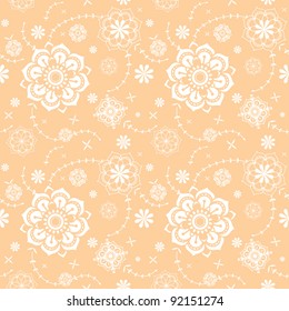Seamless floral decorative texture