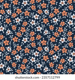 Seamless floral decorative vector pattern