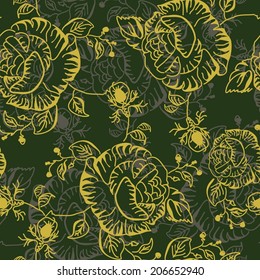 seamless with floral design 