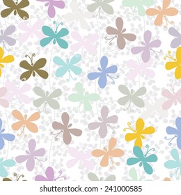 seamless with floral design 