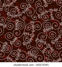 seamless with floral design 
