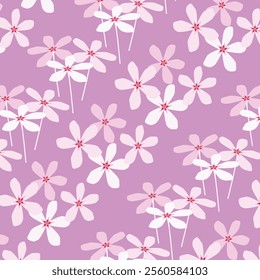 A seamless floral design featuring delicate pink and white Kopsia flowers arranged on a soft pink background.This elegant and feminine pattern is ideal for textile designs,wallpapers, wrapping paper.