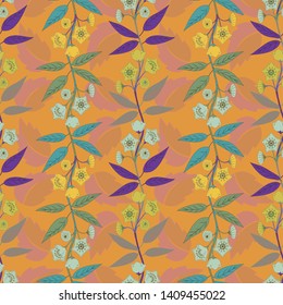 Seamless Floral Design (Vector pattern)