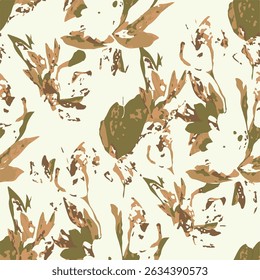 padrão de bordados florais sem costura. Projeto popular com flores, folhas, enfeites, e textura de um fio. ilustração vetorial