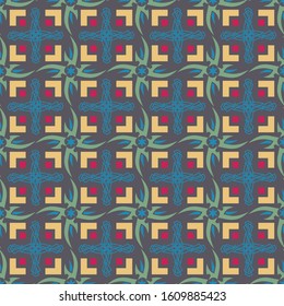 seamless floral ethnic pattern. fabric motif design. vector design inspiration. Creative textile for fashion or cloth. batik concept.