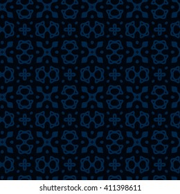 Seamless Floral Ethnic Pattern. Vintage Vector Ornament.  Celtic, Arabic Or Indian Motifs Background. Seamless Wallpaper For Fabric Or Wrapping Paper Design.
