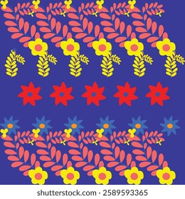 seamless floral flower pattern design