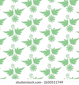 seamless floral and flower pattern design 