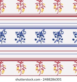 Seamless floral flowered towel print