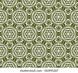 Seamless floral geometric background of petals and flowers. Vector illustration. Template for invitation, wallpaper, textile