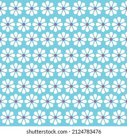 Patrón geométrico floral sin foco en azul. Para tarjetas de vacaciones. Diseño de fondo de escritorio, relleno de patrones, página web, cartel, volante, ilustración vectorial