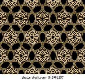 Seamless floral geometric pattern. decorative print. Vector illustration. for Valentine's day, Wedding, greeting invitations.