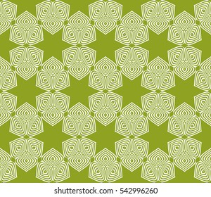 Seamless floral geometric pattern. decorative print. Vector illustration. for Valentine's day, Wedding, greeting invitations.