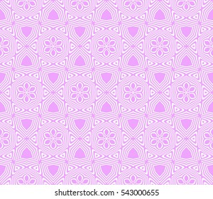 Seamless floral geometric pattern. decorative print. Vector illustration. for Valentine's day, Wedding, greeting invitations.