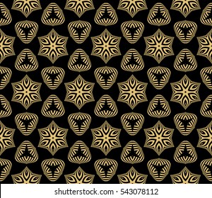 Seamless floral geometric pattern. decorative print. Vector illustration. for Valentine's day, Wedding, greeting invitations.