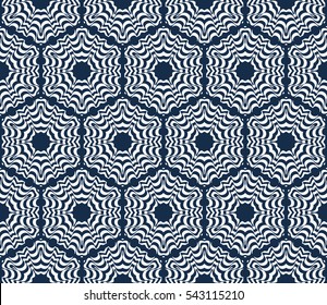 Seamless floral geometric pattern. Decorative ornament. Vector illustration. For print, background, wallpaper, invitation