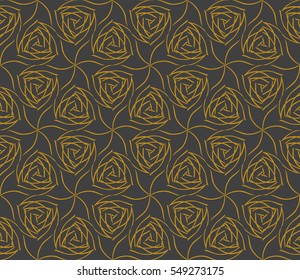 Seamless floral geometric pattern. decorative print. Vector illustration. for Valentine's day, Wedding, invitation.
