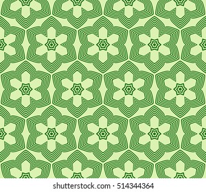 seamless floral geometric pattern. green color. Texture for holiday card, Valentines day, wedding invitation, design wallpaper