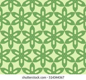 seamless floral geometric pattern. green color. Texture for holiday card, Valentines day, wedding invitation, design wallpaper