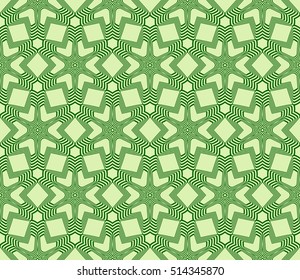 seamless floral geometric pattern. green color. Texture for holiday card, Valentines day, wedding invitation, design wallpaper