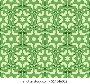 seamless floral geometric pattern. green color. Texture for holiday card, Valentines day, wedding invitation, design wallpaper
