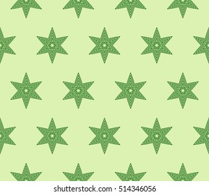 seamless floral geometric pattern. green color. Texture for holiday card, Valentines day, wedding invitation, design wallpaper