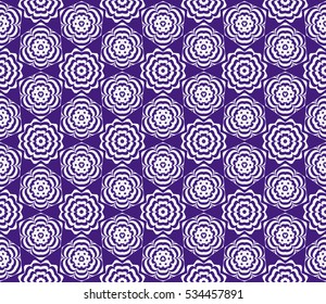 seamless floral geometric pattern. For invitation, design wallpaper. Vector illustration. Silver, purple color