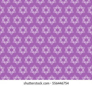 seamless floral geometric pattern. For invitation, design wallpaper. Vector illustration. Silver, purple color