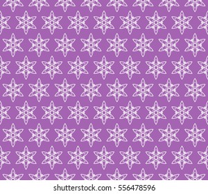 seamless floral geometric pattern. For invitation, design wallpaper. Vector illustration. Silver, purple color