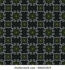 Seamless floral geometric pattern, Ornament in the East Asian style to tile, design, paper, and books