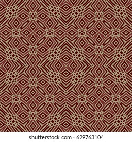 Seamless floral geometric pattern. Texture for holiday cards, design wallpaper. Vector illustration.