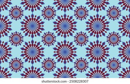 Seamless floral and geometric patterns for backgrounds, fabrics, wrapping, clothing, carpets, wallpapers.