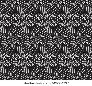 seamless floral geometric patterns. black and white color. Texture for holiday cards, Valentines day, wedding invitations, design wallpaper, pattern fills, web page, banner, flyer. Vector illustration