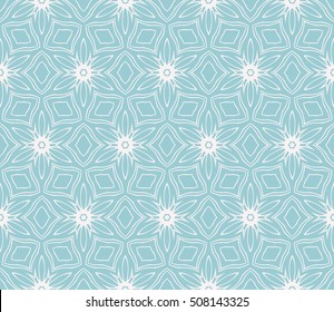 seamless floral geometric patterns. blue color. Texture for holiday cards, Valentines day, wedding invitations, design wallpaper, pattern fills, web page, banner, flyer. Vector illustration.