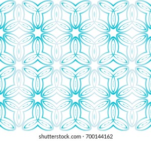 seamless floral geometric patterns. blue color. for holiday cards, design wallpaper, pattern fills, web page, banner, flyer. Vector illustration.