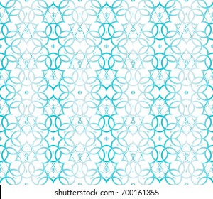 seamless floral geometric patterns. blue color. for holiday cards, design wallpaper, pattern fills, web page, banner, flyer. Vector illustration.