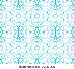 seamless floral geometric patterns. blue color. for holiday cards, design wallpaper, pattern fills, web page, banner, flyer. Vector illustration.