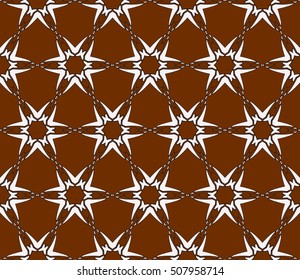seamless floral geometric patterns. brown color. Texture for holiday cards, Valentines day, wedding invitations, design wallpaper, pattern fills, web page, banner, flyer. Vector illustration.