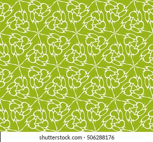 seamless floral geometric patterns. olive color. Texture for holiday cards, Valentines day, wedding invitations, design wallpaper, pattern fills, web page, banner, flyer. Vector illustration.