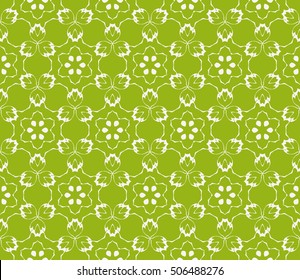 seamless floral geometric patterns. olive color. Texture for holiday cards, Valentines day, wedding invitations, design wallpaper, pattern fills, web page, banner, flyer. Vector illustration.