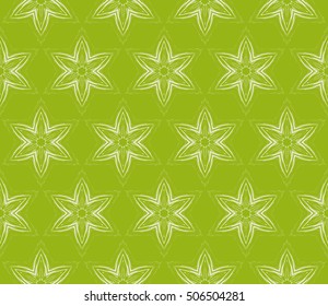 seamless floral geometric patterns. olive color. Texture for holiday cards, Valentines day, wedding invitations, design wallpaper, pattern fills, web page, banner, flyer. Vector illustration.